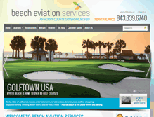 Tablet Screenshot of beachaviationservices.com